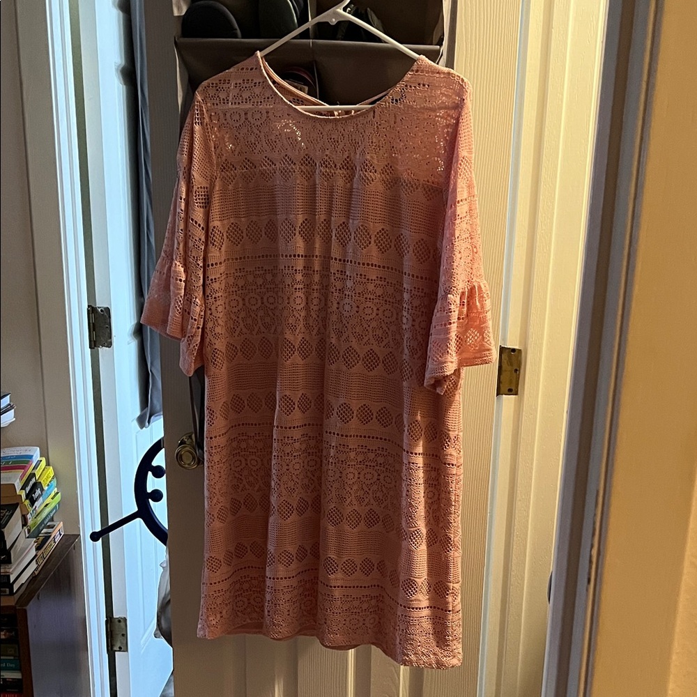 Simply Styled Blush Lace Tunic